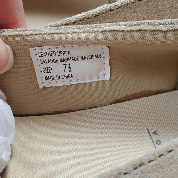 New Volatile CHLOE-R Natural Color Suede Volatile Platform Flats Wedge Size 7.5 - Picture 6 of 7